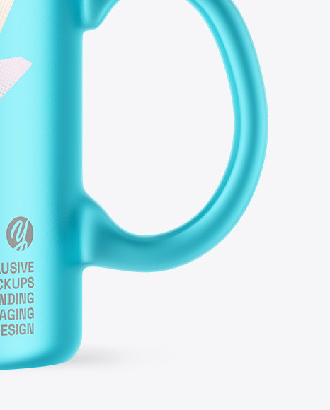 Matte Metallic Mug Mockup