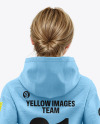 Woman in a Hoodie Mockup