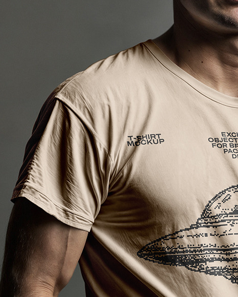 Man in a T-Shirt Mockup