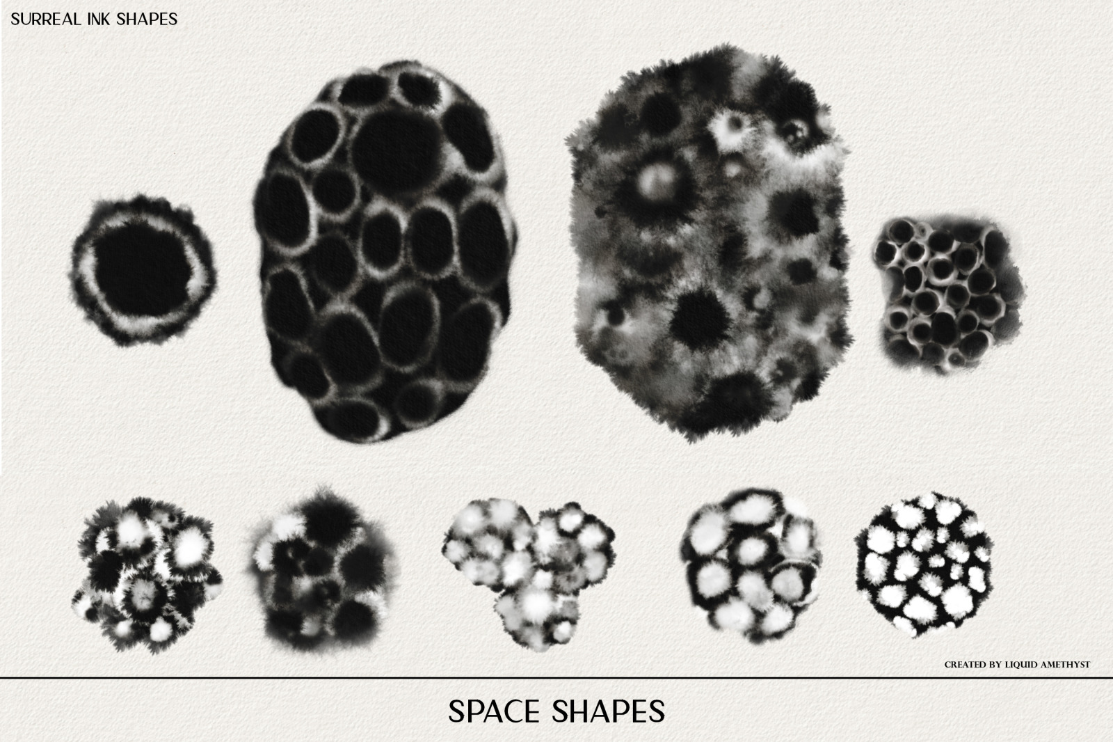 Surreal Ink Shape Collection Surreal Ink Shape Collection