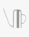 Matte Metallic Watering Can Mockup