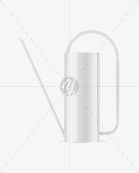 Glossy Watering Can Mockup