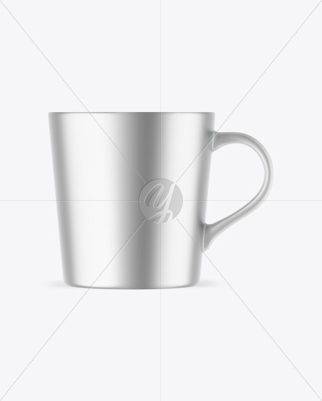 Matte Metallic Mug Mockup