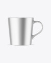 Matte Metallic Mug Mockup