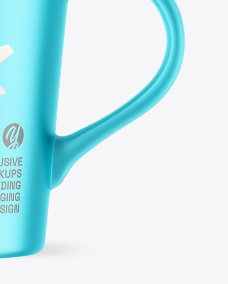 Matte Metallic Mug Mockup