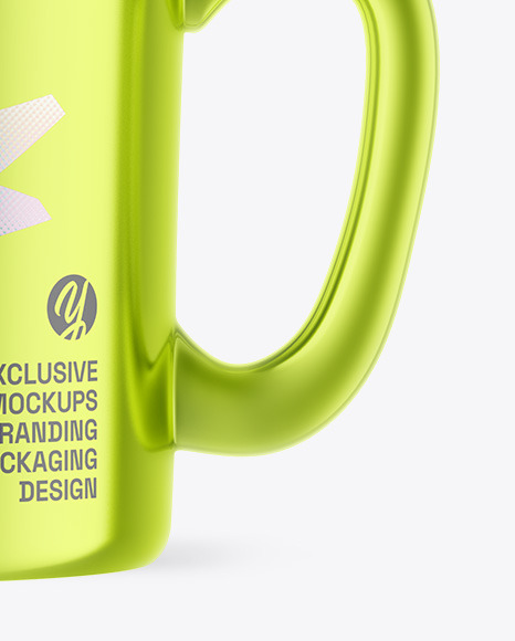 Metallic Mug Mockup