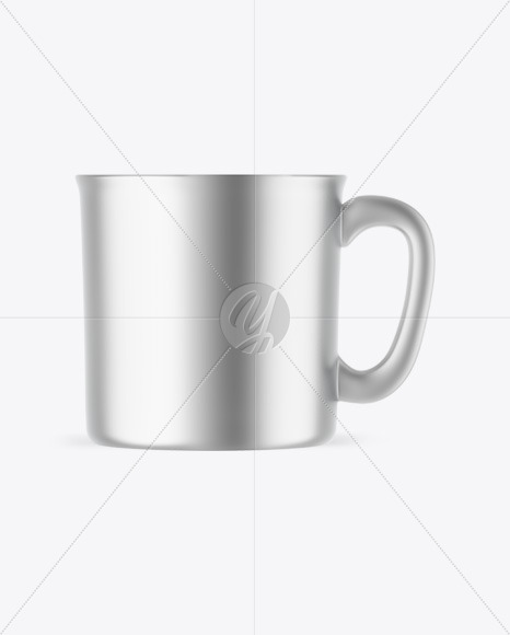 Matte Metallic Mug Mockup