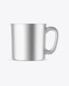 Matte Metallic Mug Mockup