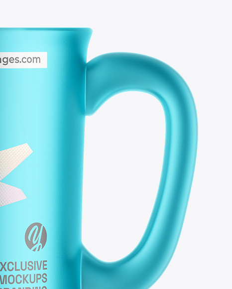 Matte Metallic Mug Mockup