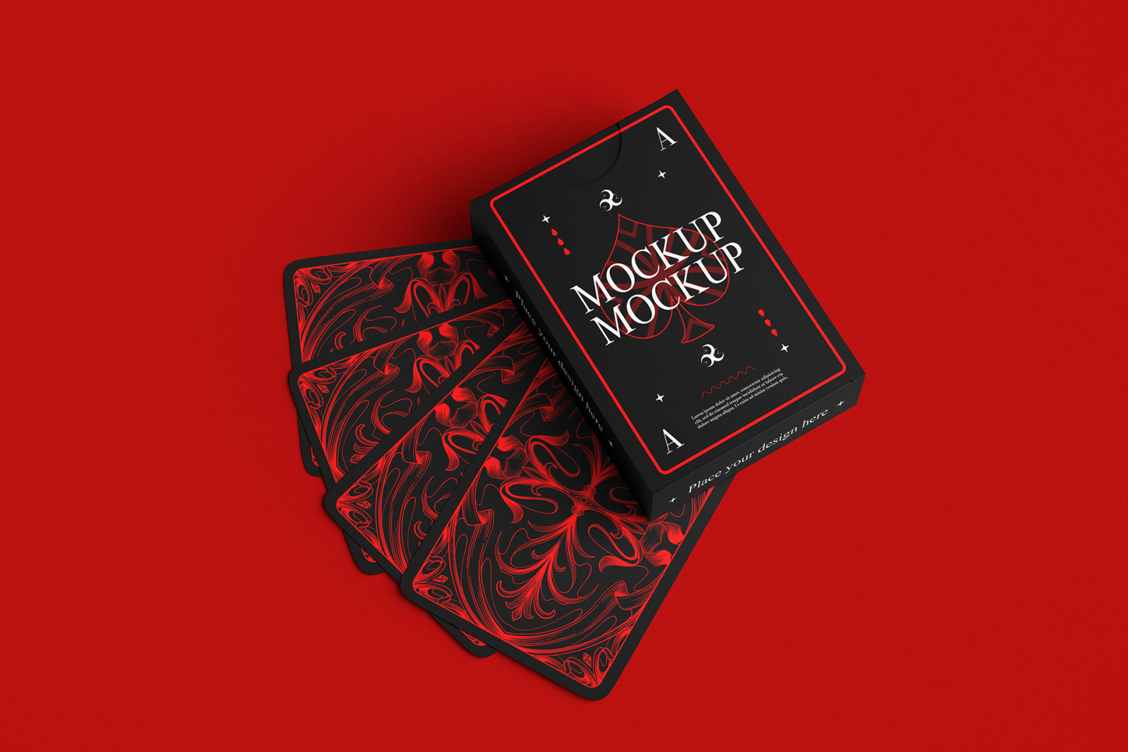 Playing Card Mockup Set Playing Card Mockup Set