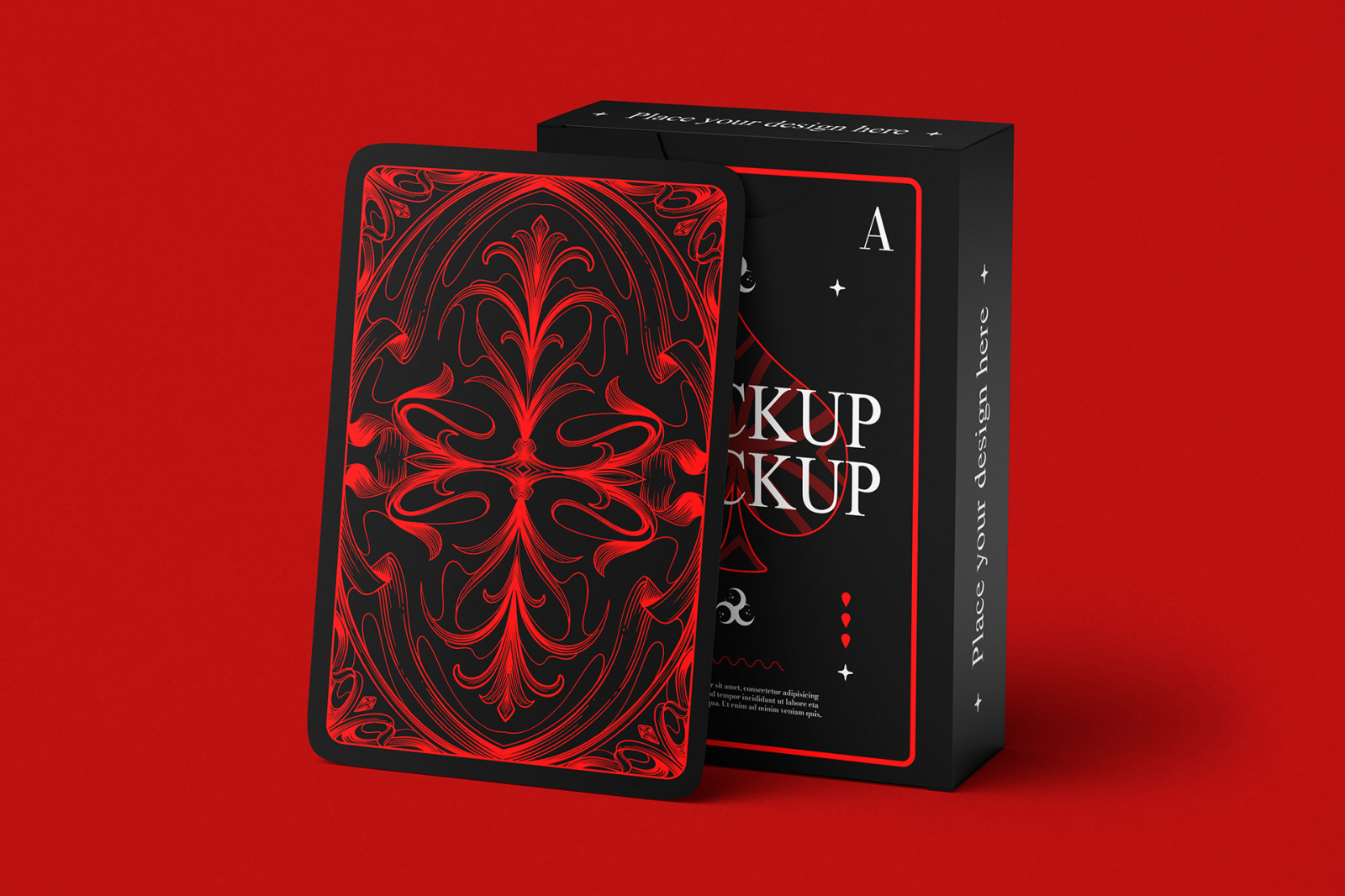 Playing Card Mockup Set Playing Card Mockup Set