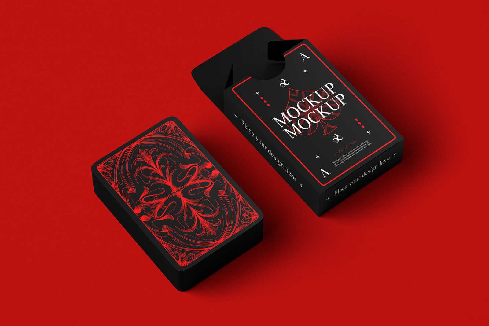 Playing Card Mockup Set Playing Card Mockup Set