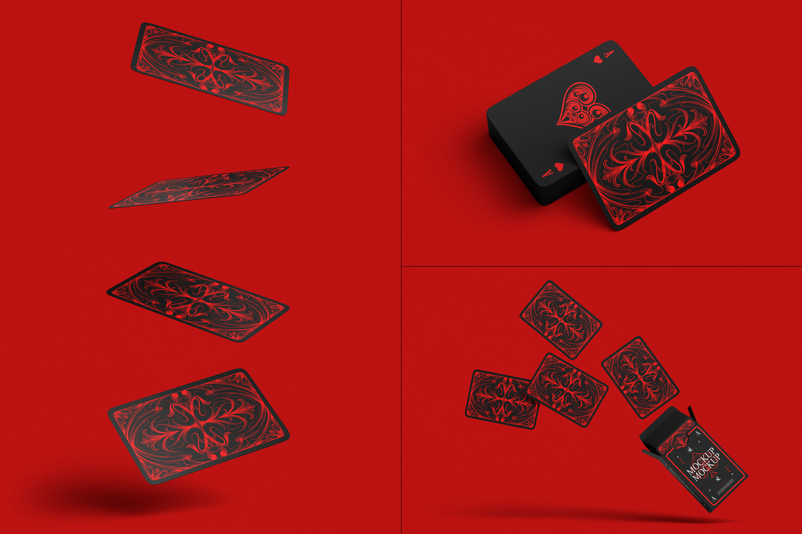 Playing Card Mockup Set Playing Card Mockup Set