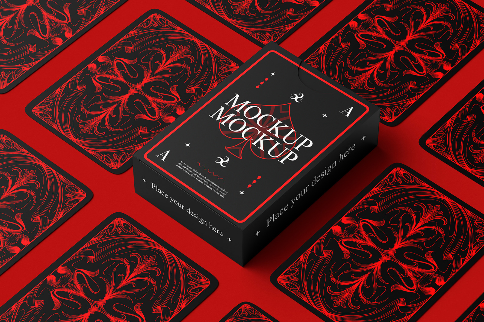Playing Card Mockup Set Playing Card Mockup Set