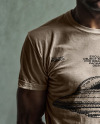 Man in a T-Shirt Mockup