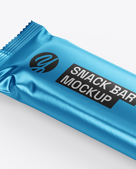 Metallic Snack Bar Mockup