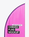 Convex Flag Mockup