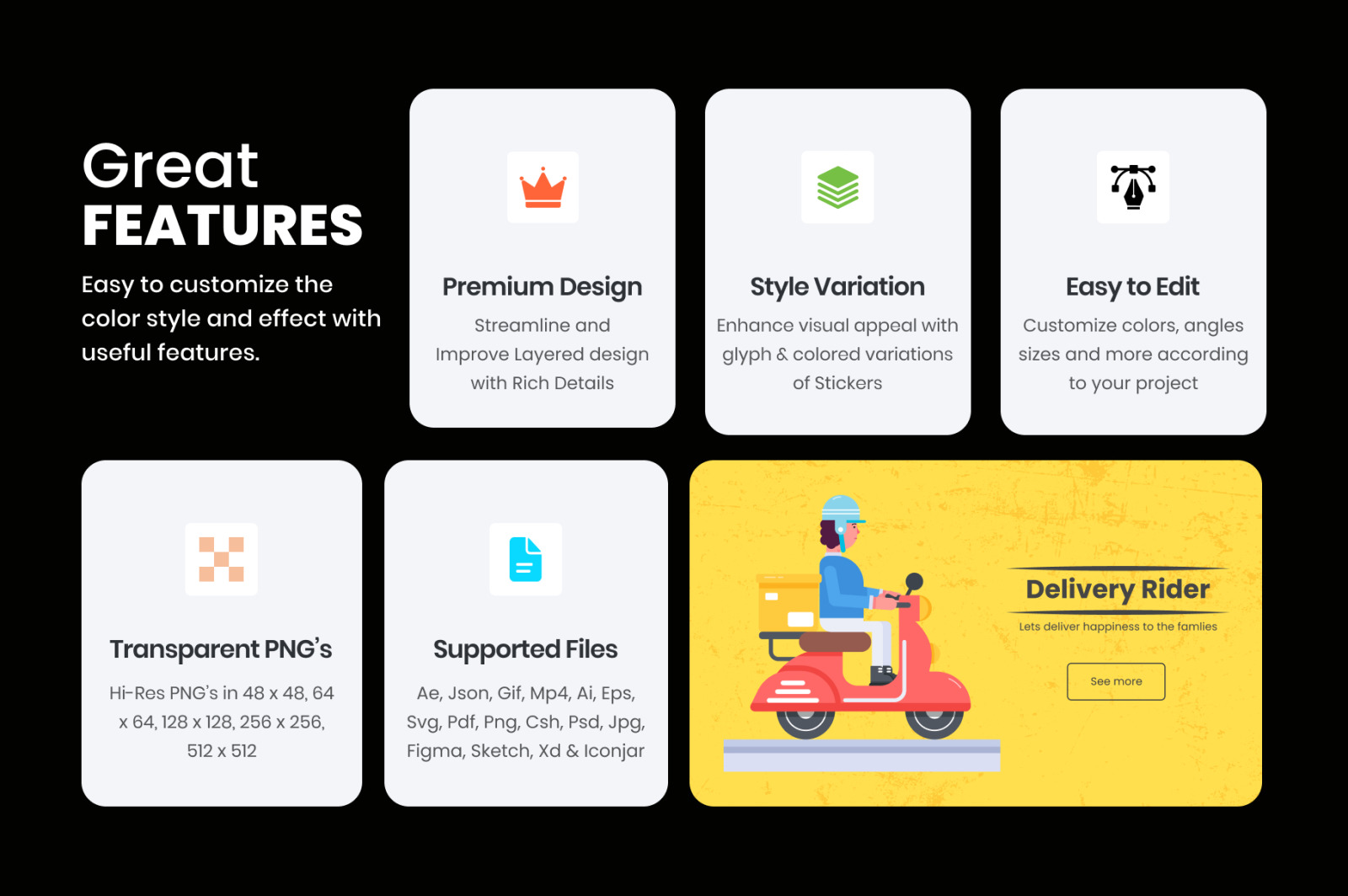 Ride Sharing and Transportation Icons