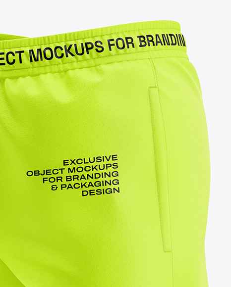 Men's Sport Pants Mockup - Half Side View