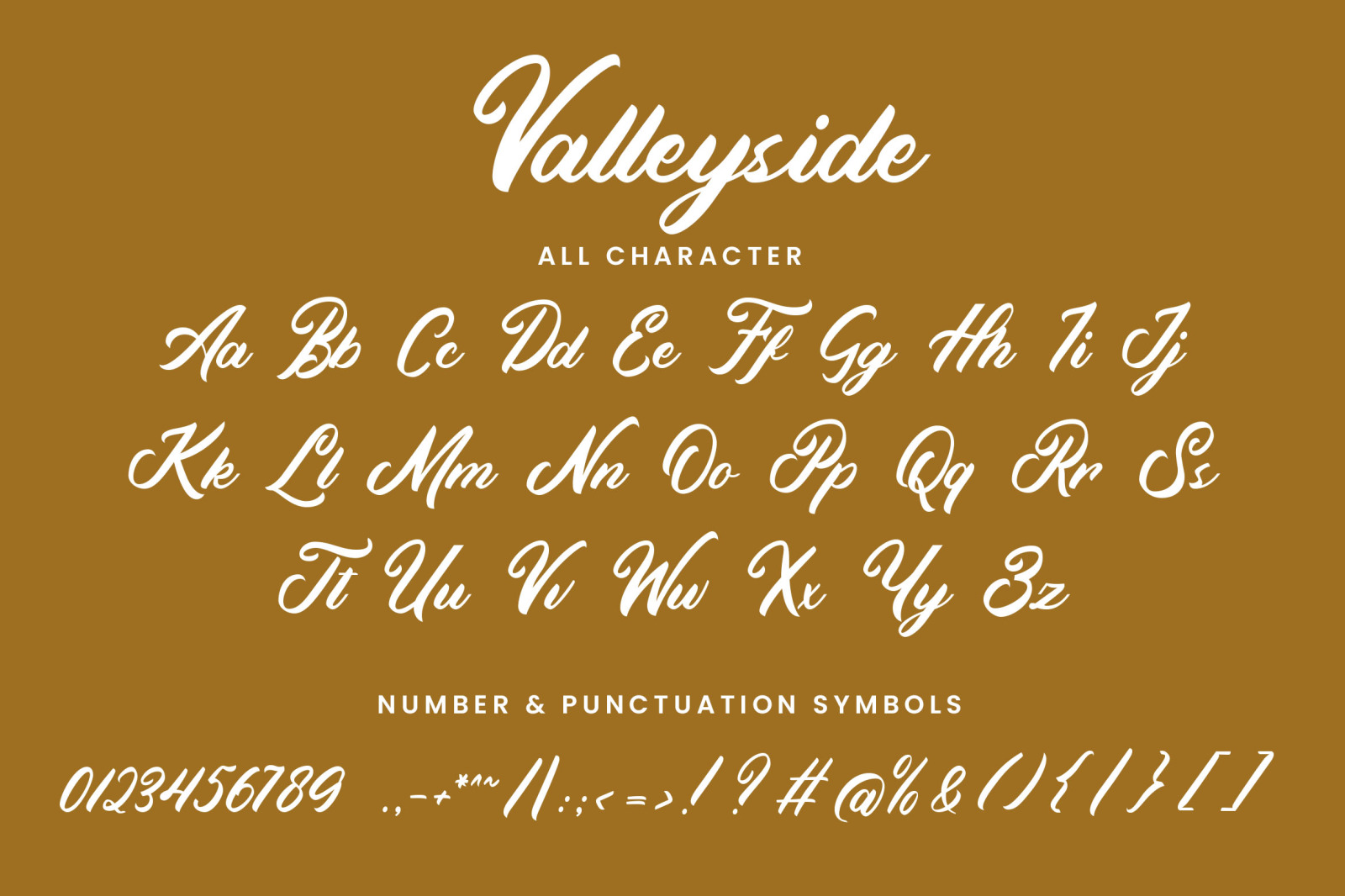 Valleyside Font Valleyside Font