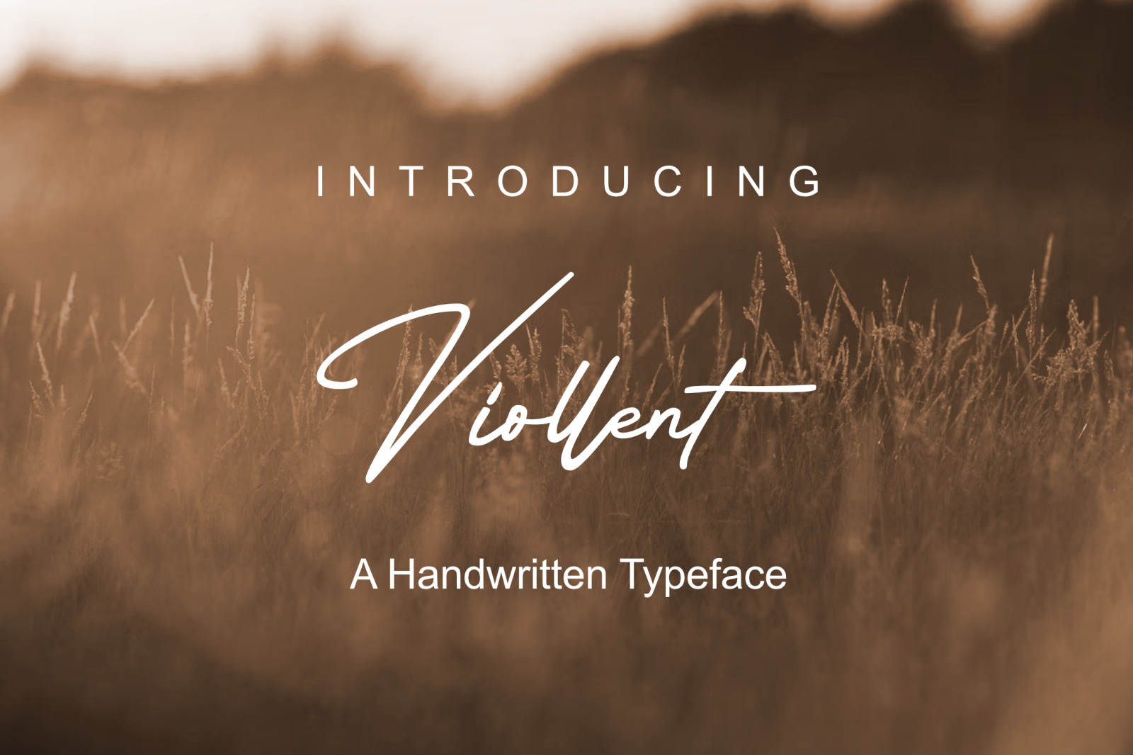 Viollents - Handwritten Font