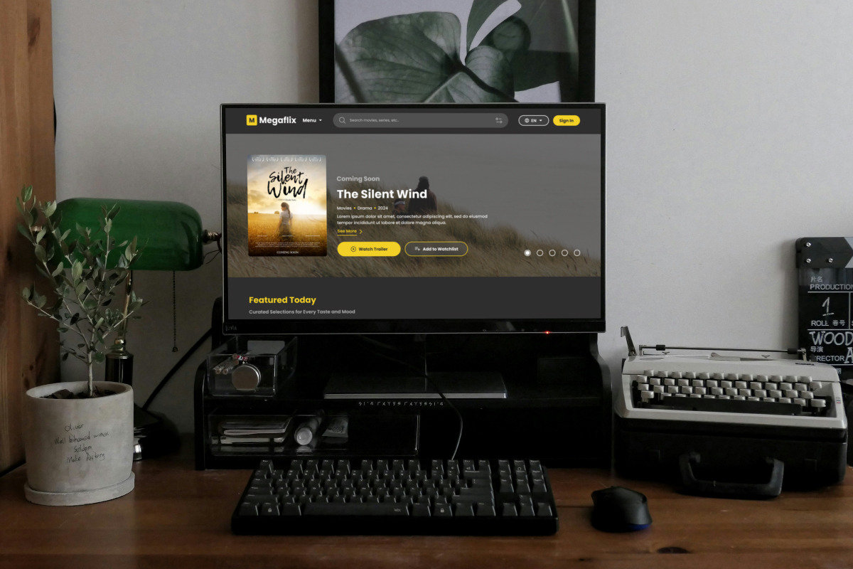 Megaflix - Movie Streaming Landing Page V1