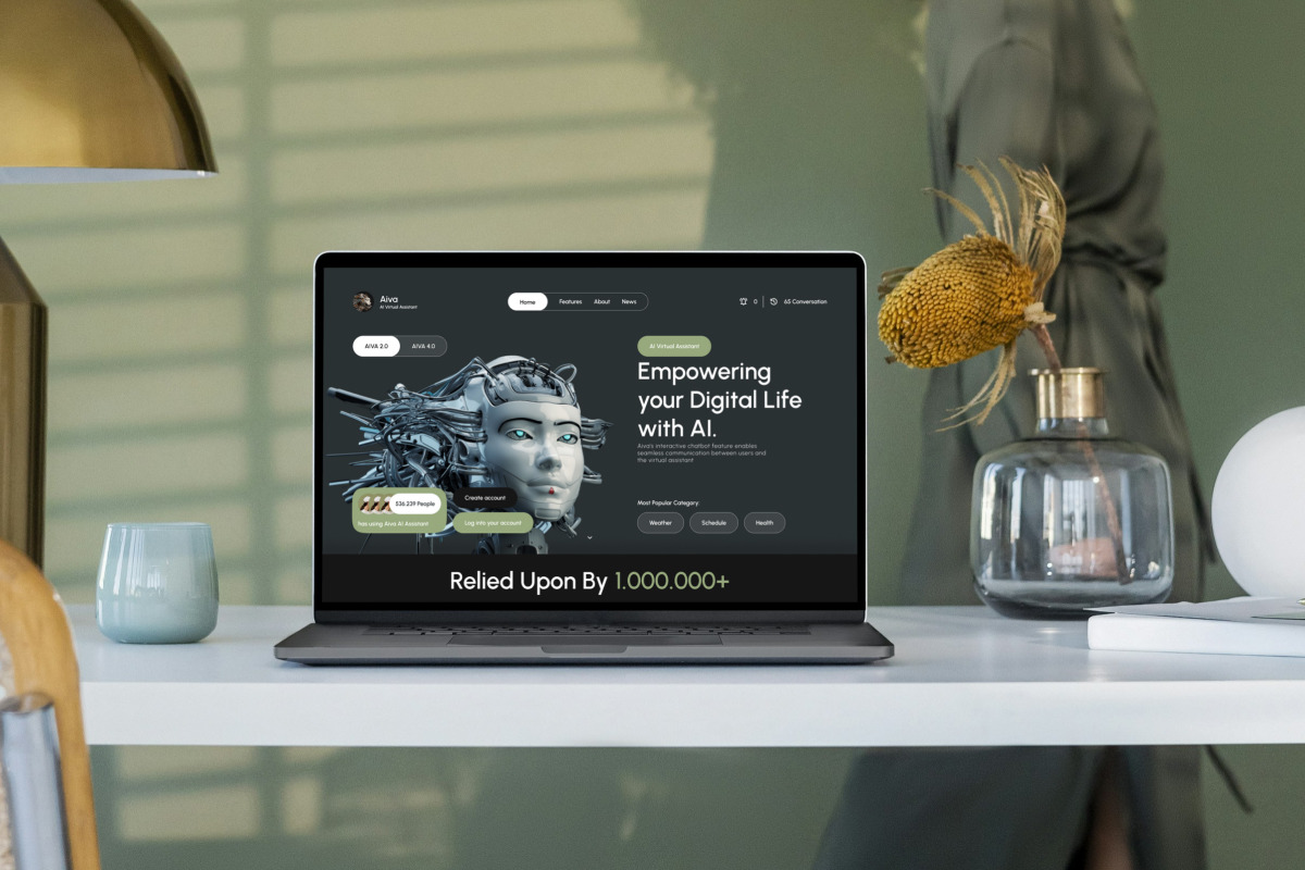 Aiva - AI Chatbot Landing Page V1 Aiva - AI Chatbot Landing Page V1