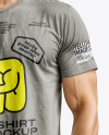 Man in a T-Shirt Mockup