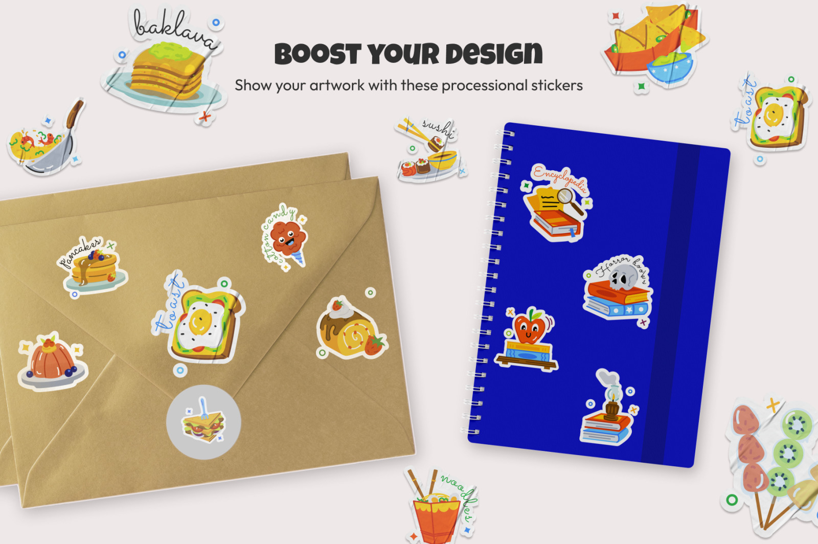 Animated Food Stickers