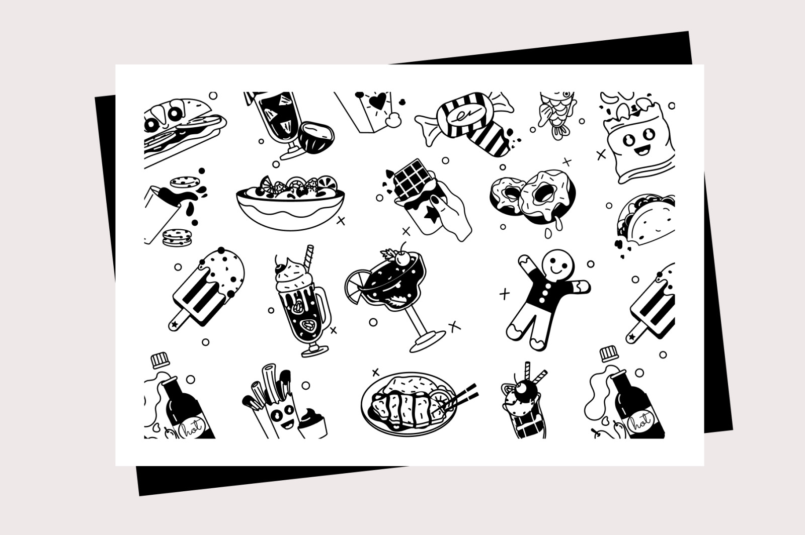 Animated Food Stickers