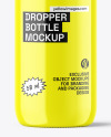 Glossy Dropper Bottle Mockup