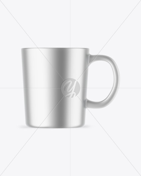 Matte Metallic Mug Mockup