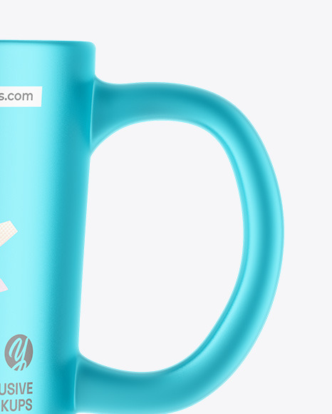 Matte Metallic Mug Mockup