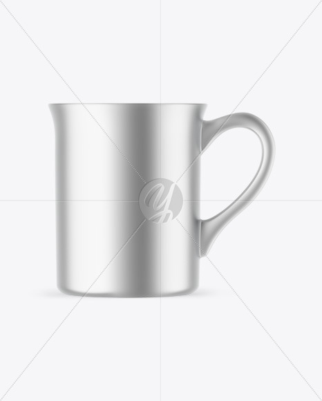 Matte Metallic Mug Mockup