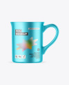 Matte Metallic Mug Mockup