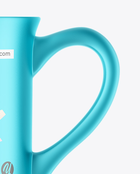 Matte Metallic Mug Mockup