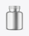 Metallic Protein Jar Mockup
