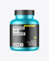 Matte Metallic Protein Jar Mockup