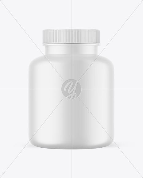 Matte Protein Jar Mockup