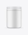 Matte Protein Jar Mockup