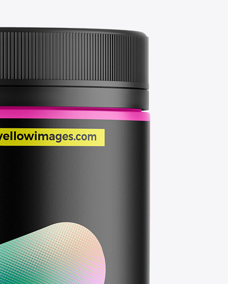 Matte Protein Jar Mockup