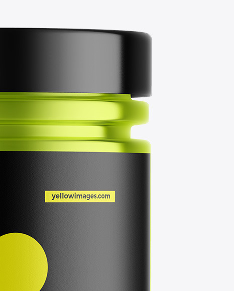 Metallic Protein Jar Mockup