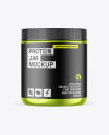 Metallic Protein Jar Mockup