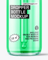 Color Liquid Glass Dropper Bottle Mockup