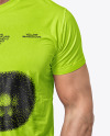 Man in a T-Shirt Mockup