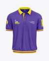 Short Sleeve Mesh Polo Shirt Mockup