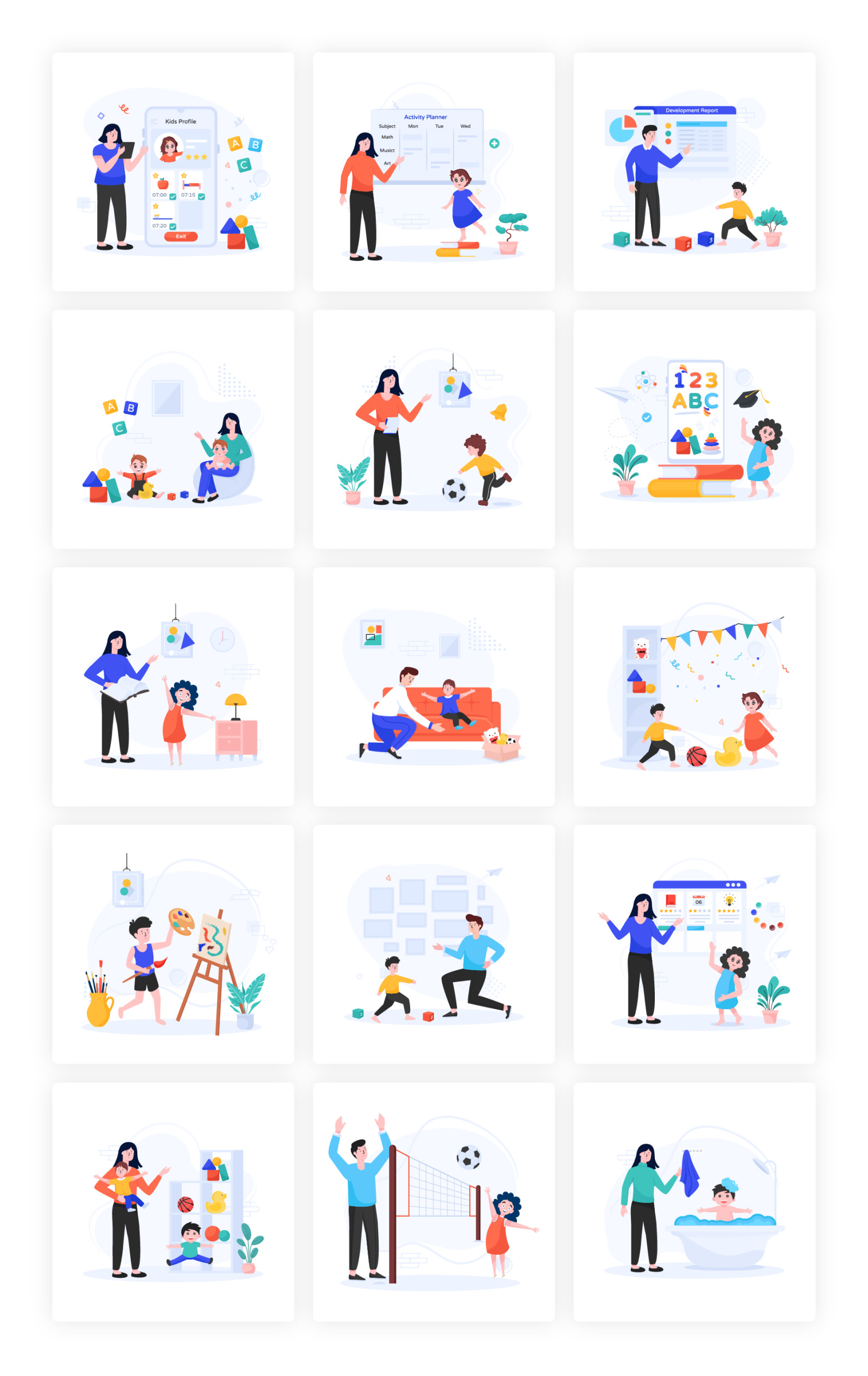 Flat Finance App Illustrations Flat Finance App Illustrations