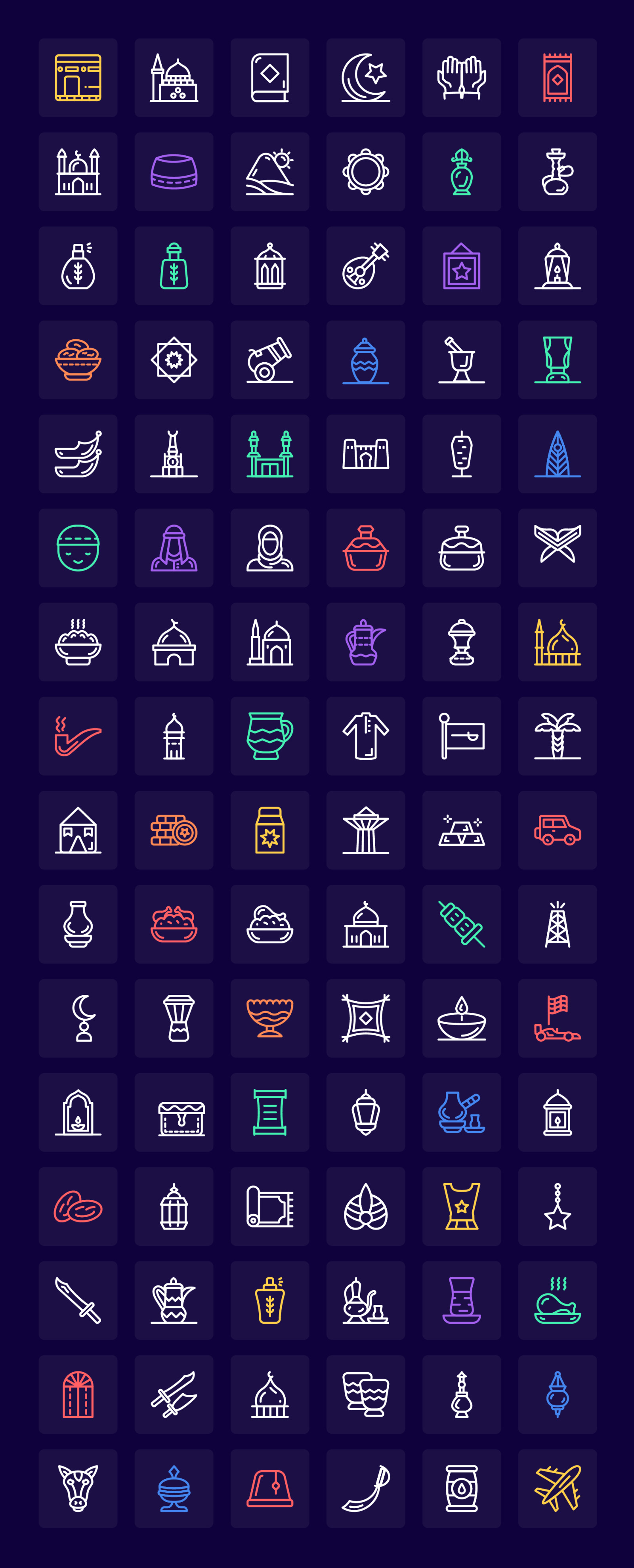 Saudi Arabia Icons