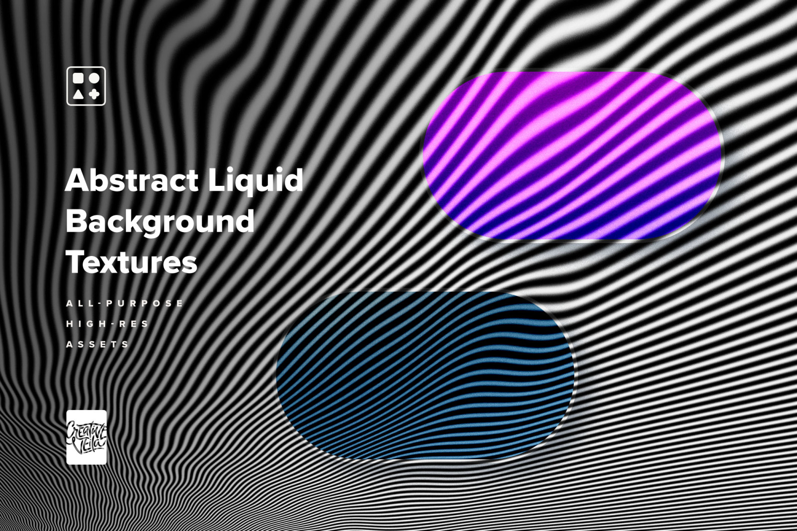 Abstract Liquid Texture Backgrounds