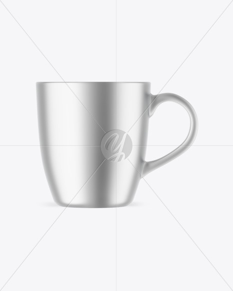 Matte Metallic Mug Mockup